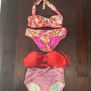 Pair of Bandeau Bikinis - Interchangeable
